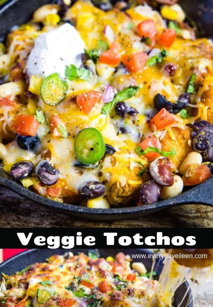 Veggie totchos pinterest pin