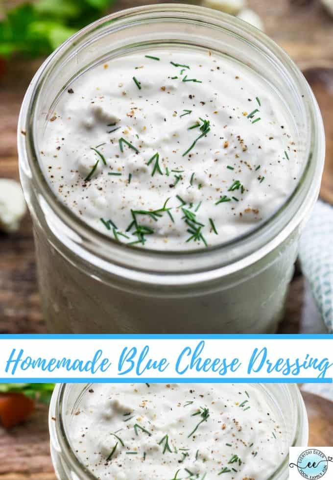 pictorial for blue cheese salad dressing