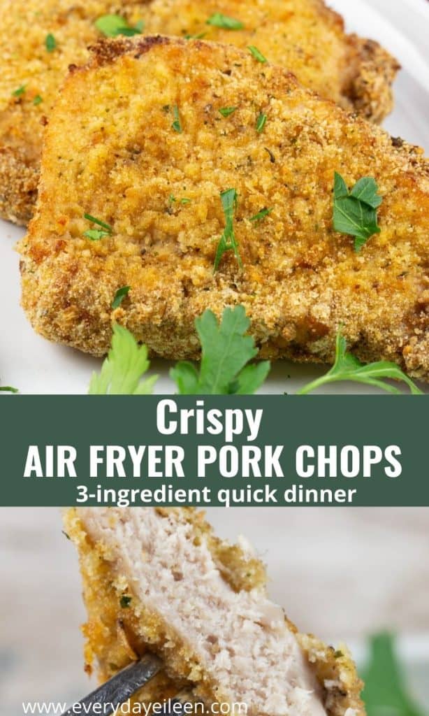 Air fryer pork chop pictorial for pinterest