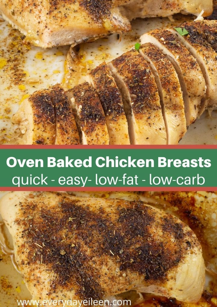 Easy Oven Baked Chicken Breasts Recipe - Everyday Eileen