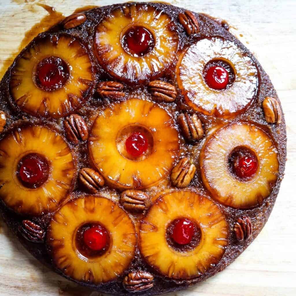 Cast Iron Pineapple Upside Down Cake | Everyday Eileen