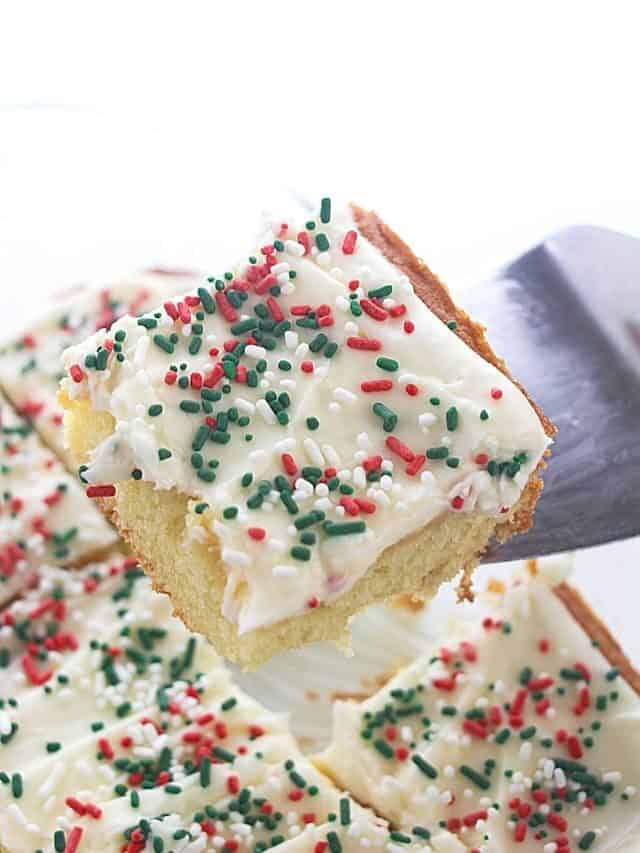 Holiday Sugar Cookie Cake