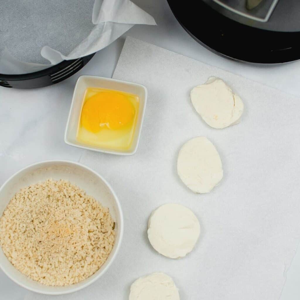 Air Fryer Mozzarella Medallions Everyday Eileen