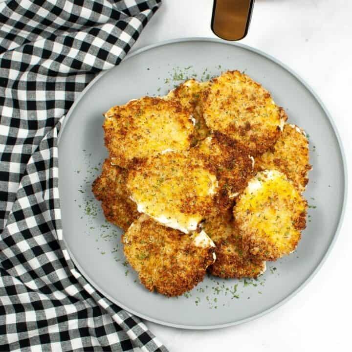 Air Fryer Mozzarella Medallions Everyday Eileen