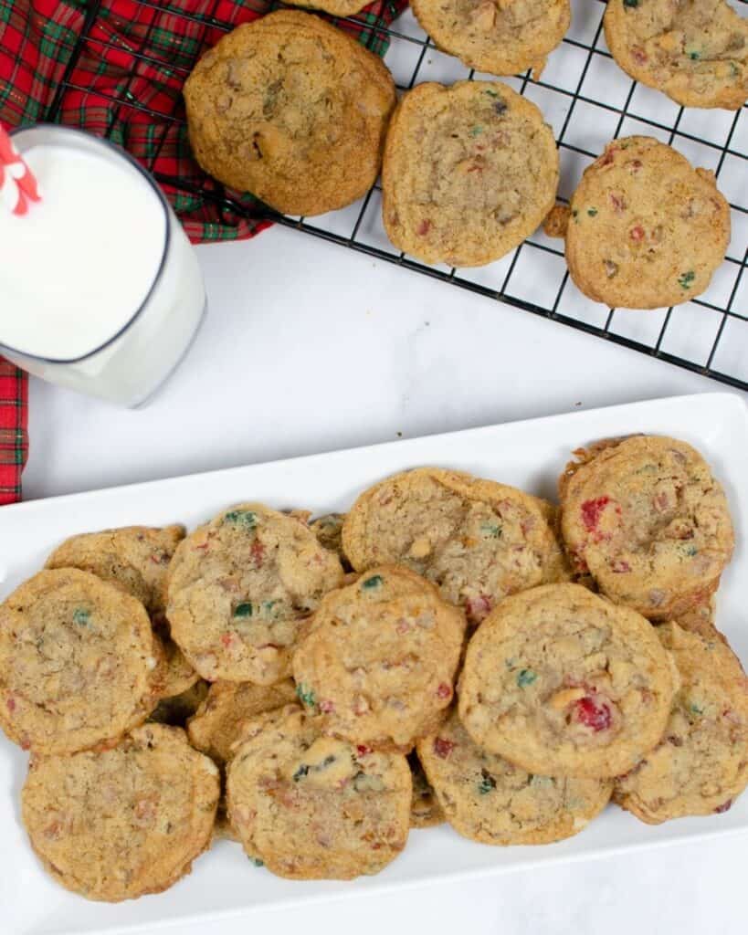 Easy Fruitcake Cookies Recipe - Everyday Eileen