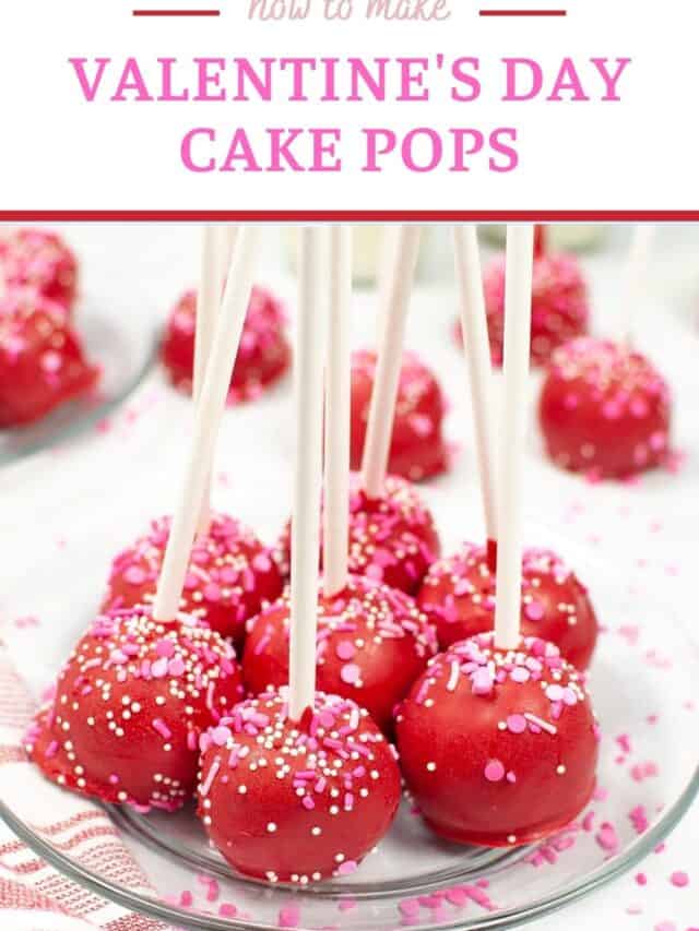 Valentine's Day Cake Pops