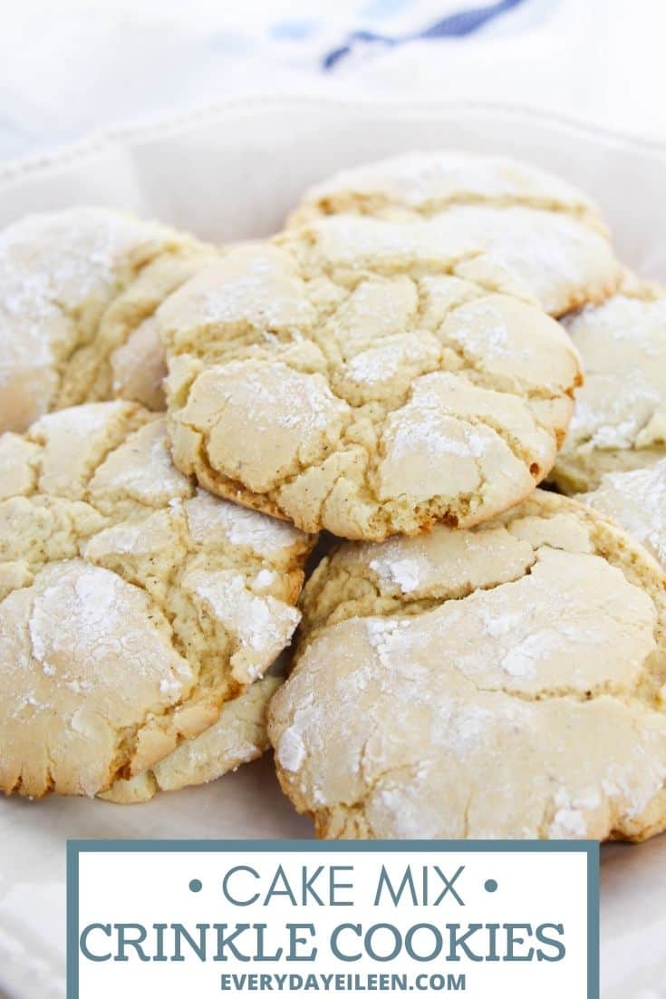 Cake Mix Crinkle Cookies Everyday Eileen