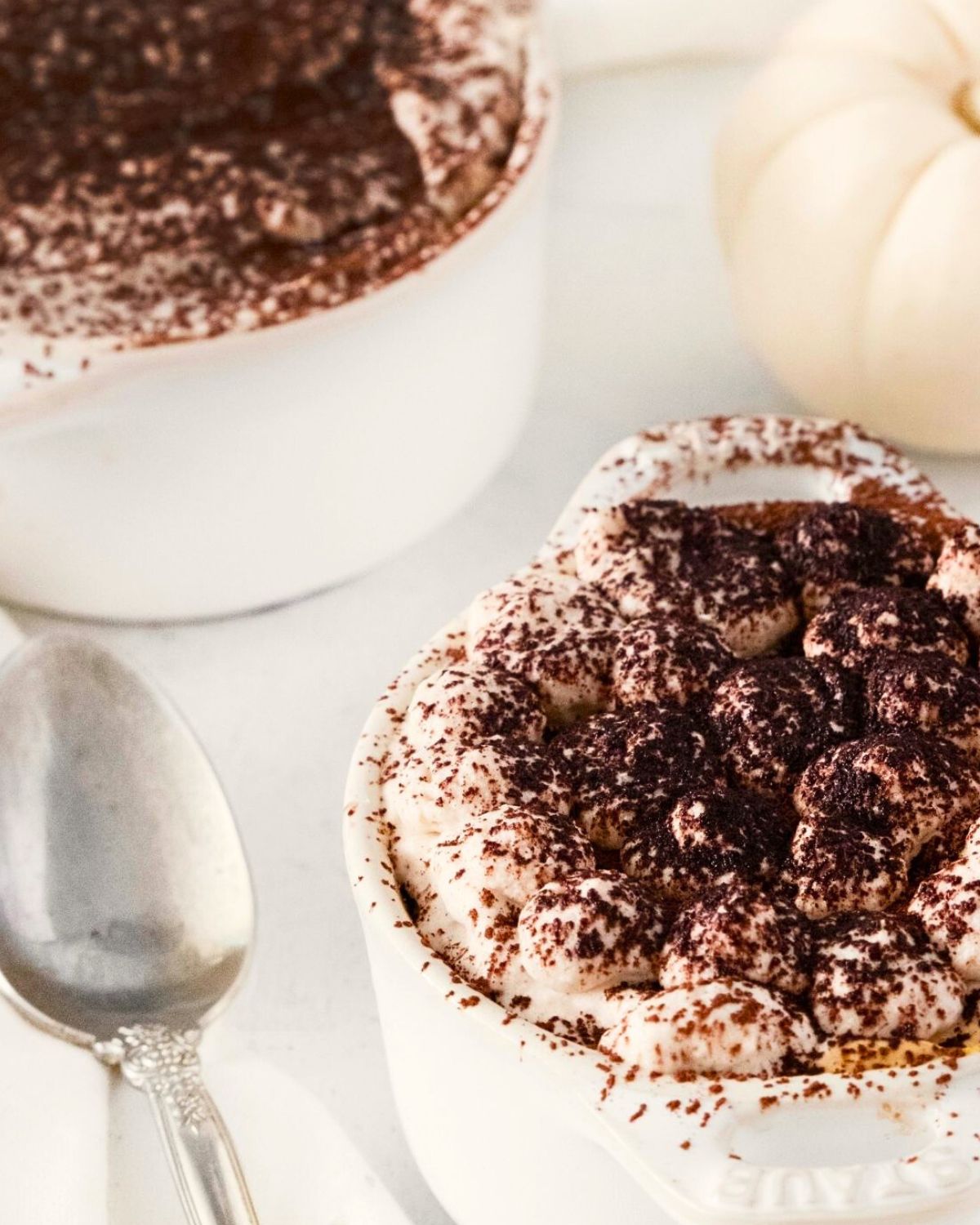 Serving size of pumpkin tiramisu. 