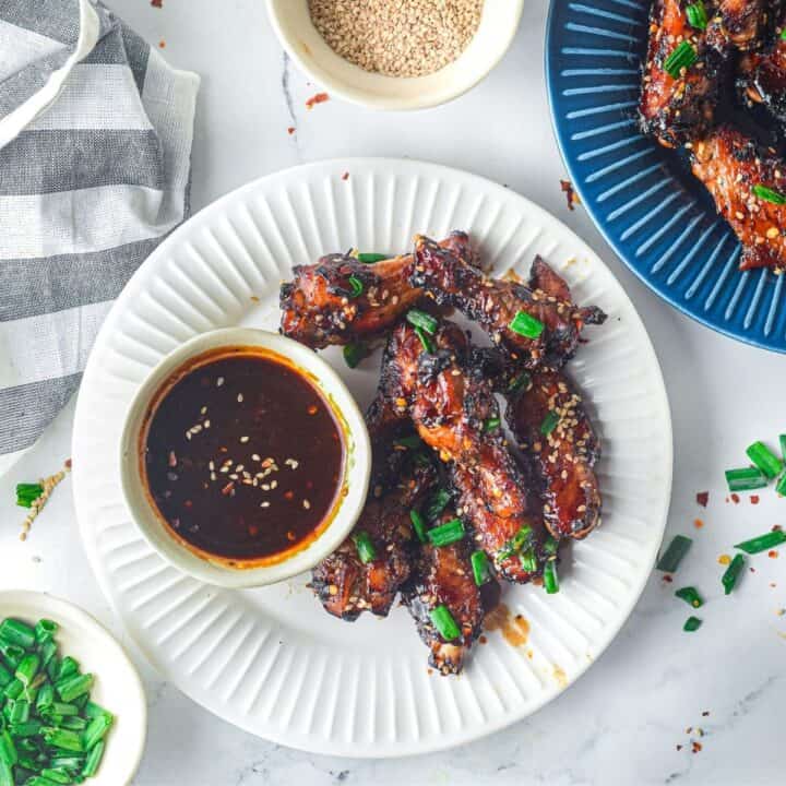 Air Fryer Asian Sticky Chicken Wings Everyday Eileen