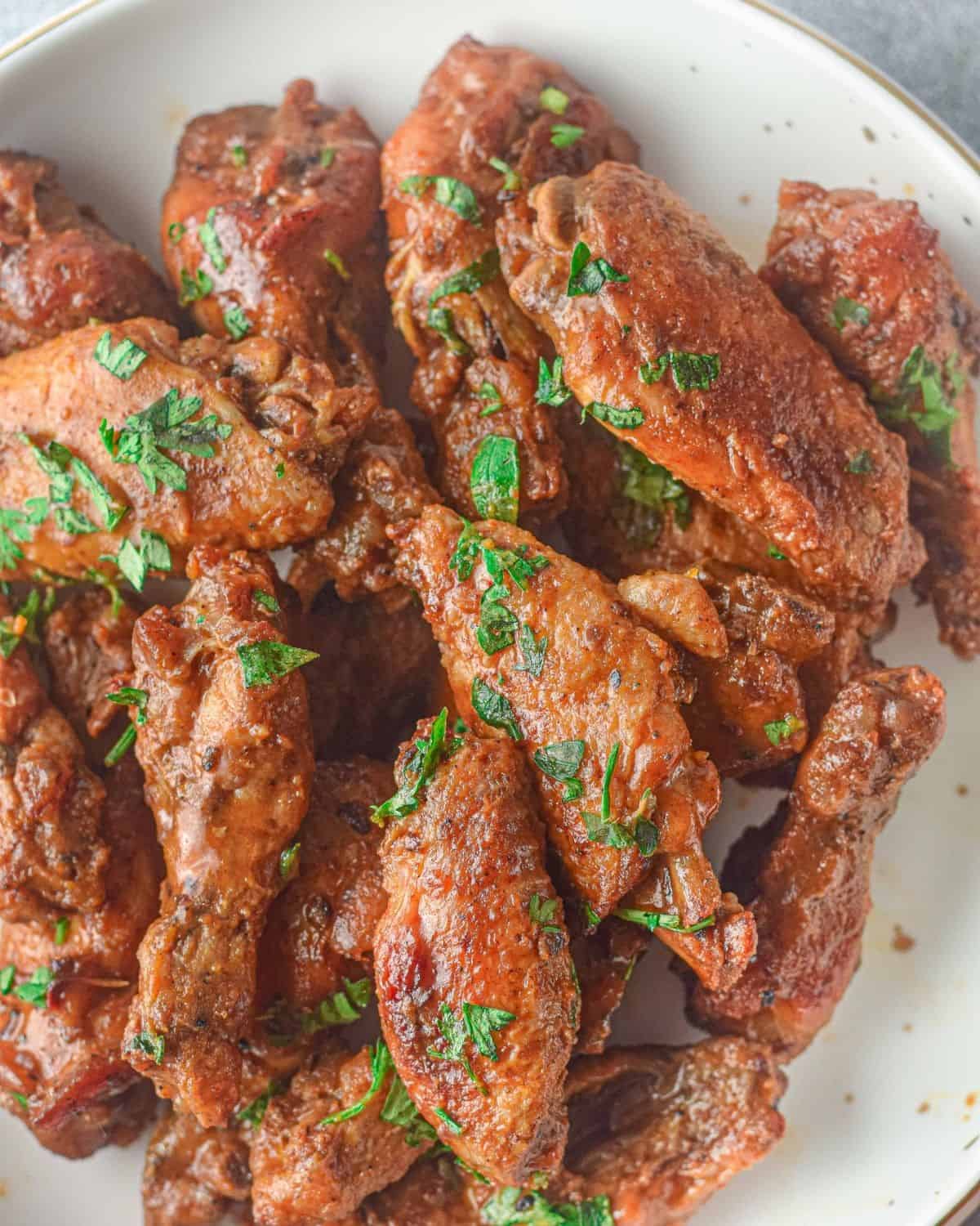 Chicken wings made in the instant pot.