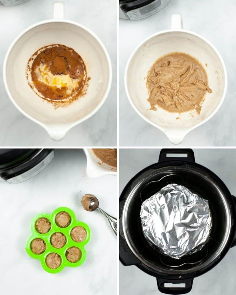 The steps to make instant pot churros.