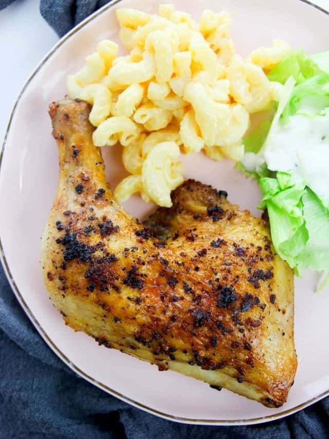 Baked Chicken Leg Quarters