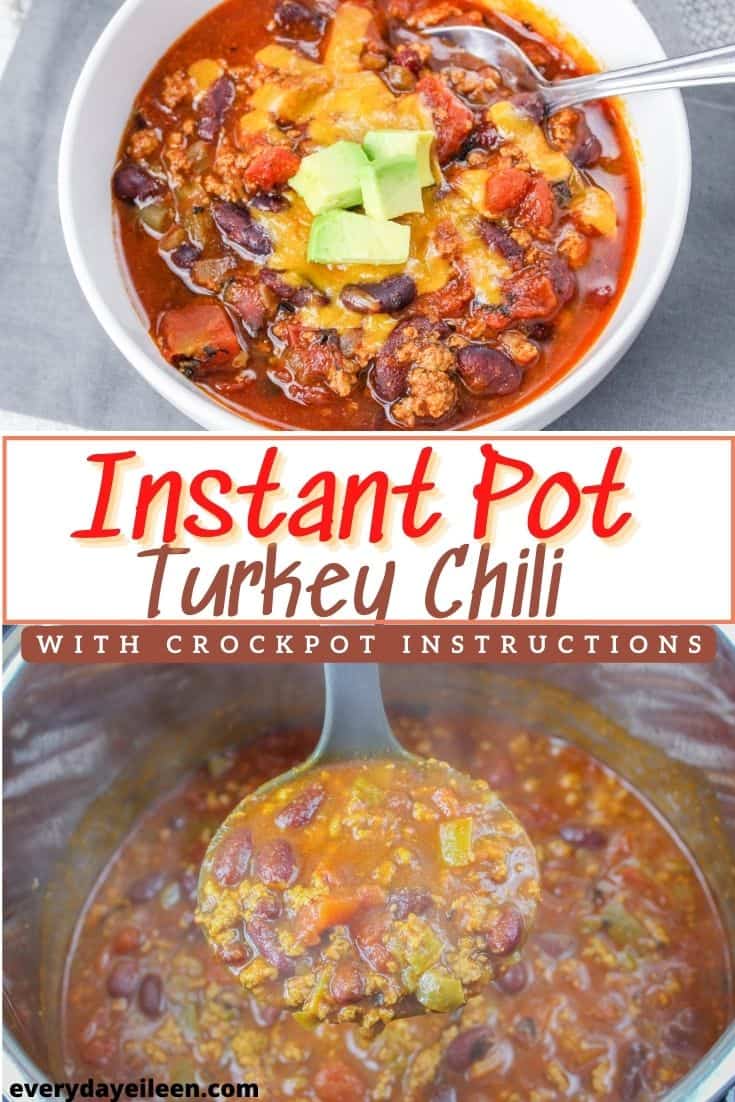 Easy Instant Pot Turkey Chili Everyday Eileen
