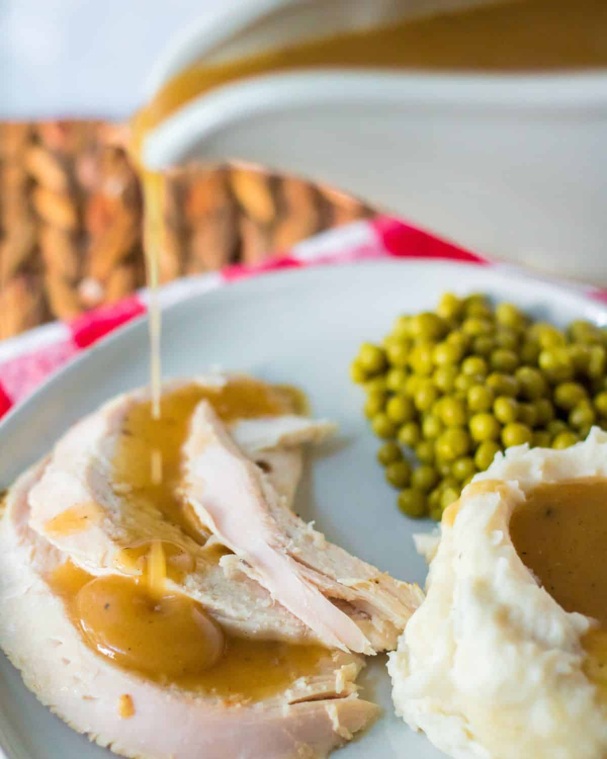 Make ahead turkey gravy without drippings