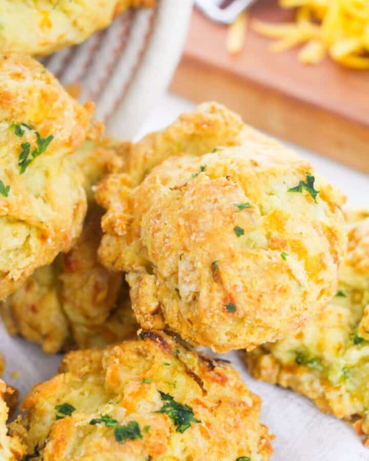 Zucchini Cheddar Drop Biscuits Everyday Eileen