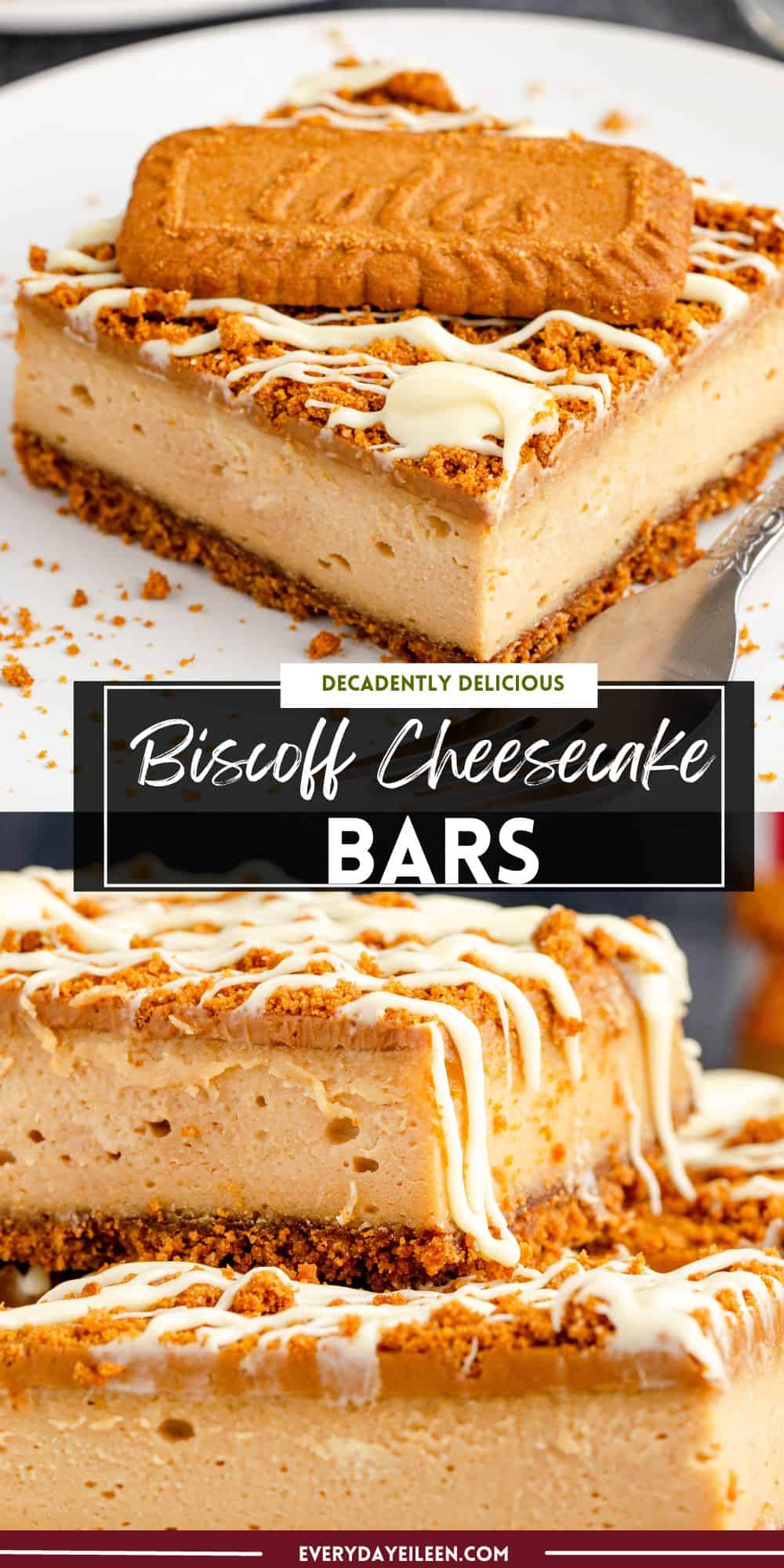 Biscoff Cheesecake Bars Everyday Eileen