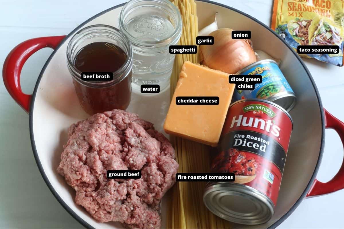 taco pasta ingredients