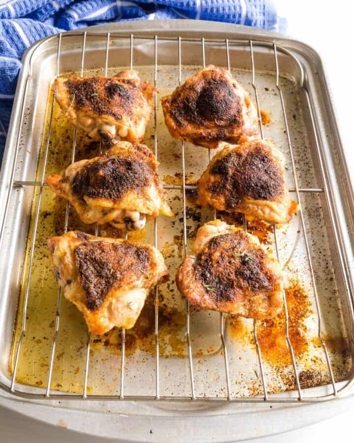 Oven Baked Chicken Thighs - Everyday Eileen