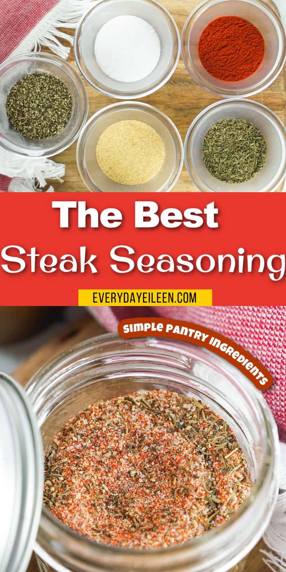Homemade Steak Seasoning Recipe Everyday Eileen