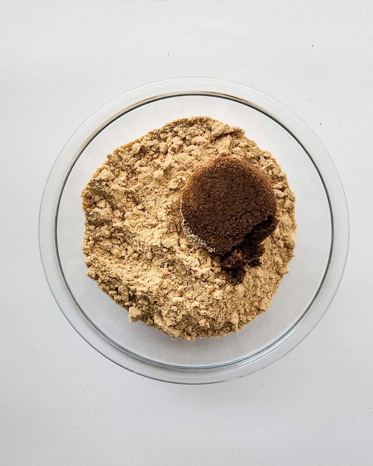 Graham cracker crust for pecan pie cheesecake.