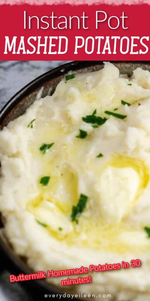 Instant pot mashed potatoes pinterest