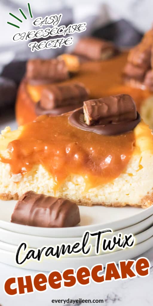 Caramel Twix Cheesecake pin