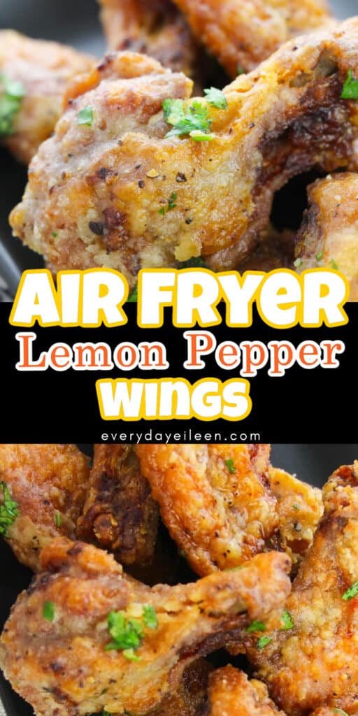 Air Fryer Lemon pepper wings