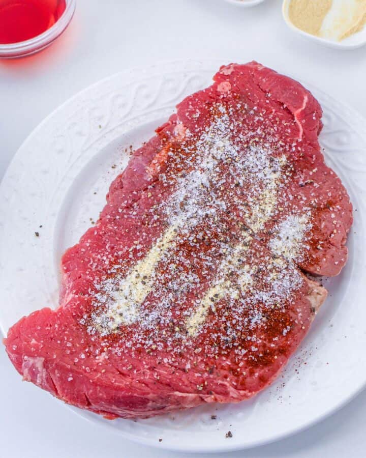 Slow Cooker Flank Steak - Everyday Eileen