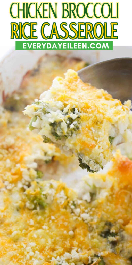 Chicken broccoli rice casserole pinterest pin