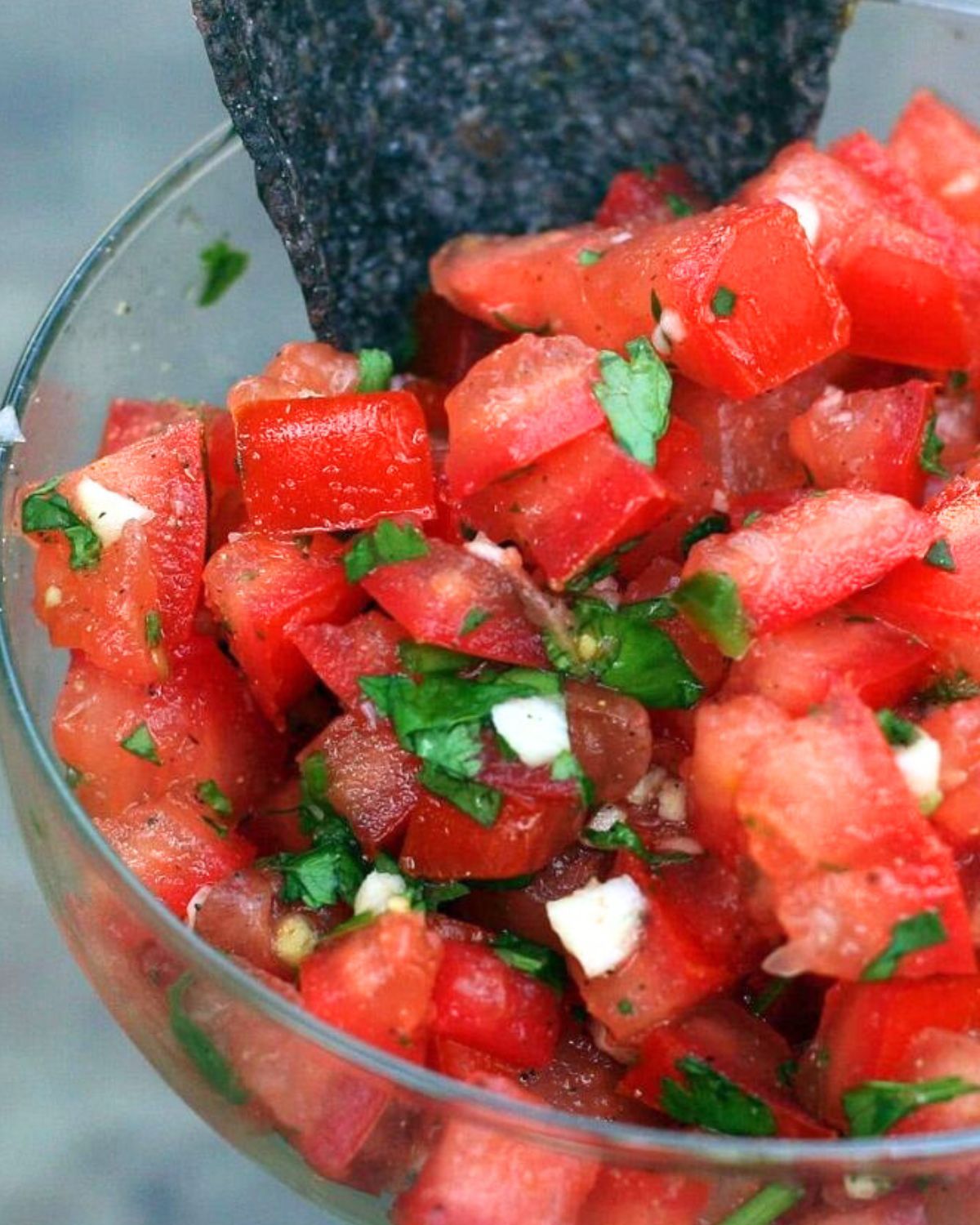 Pico de Gallo recipe in a bowl.