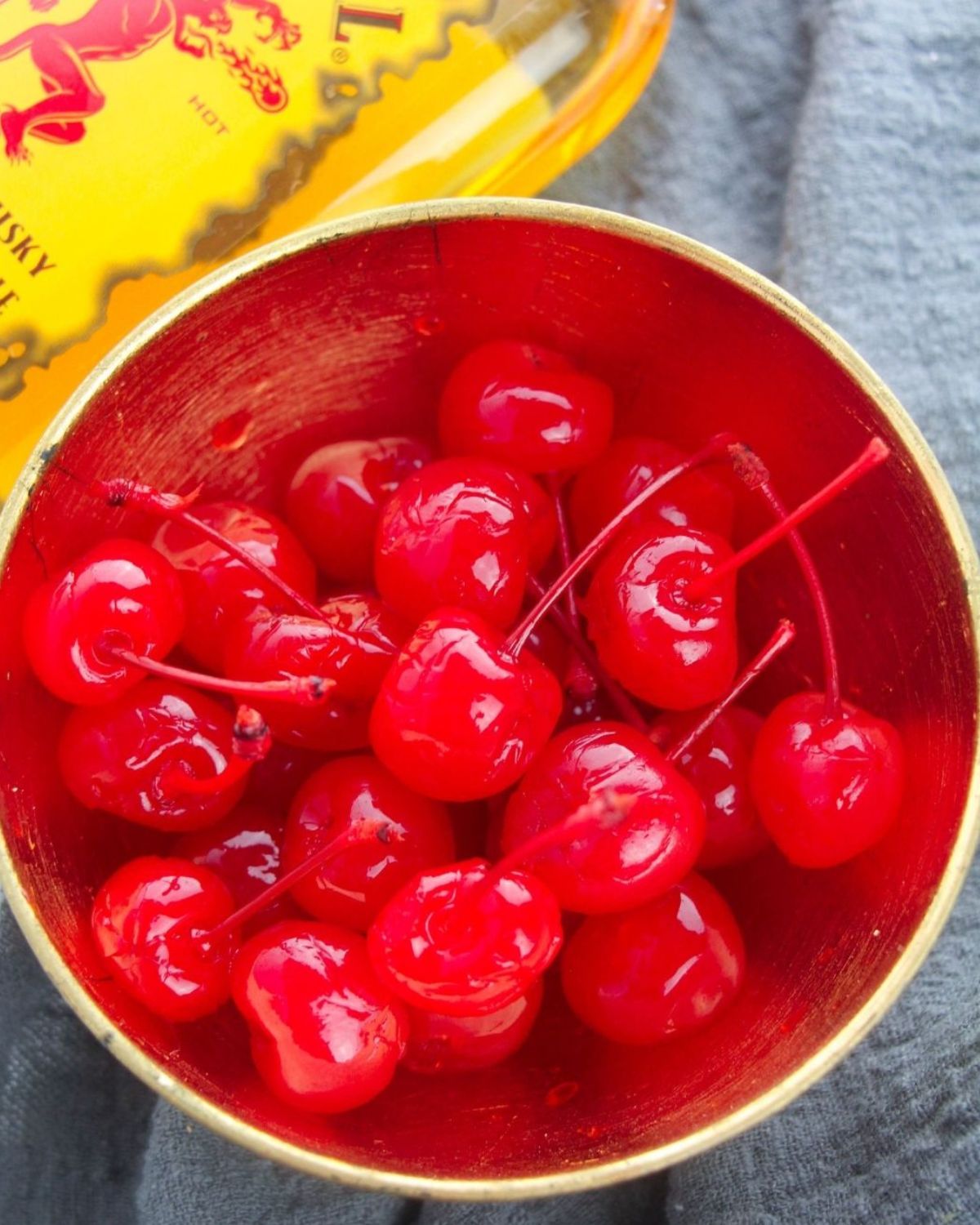 A bowl of fireball cherries.