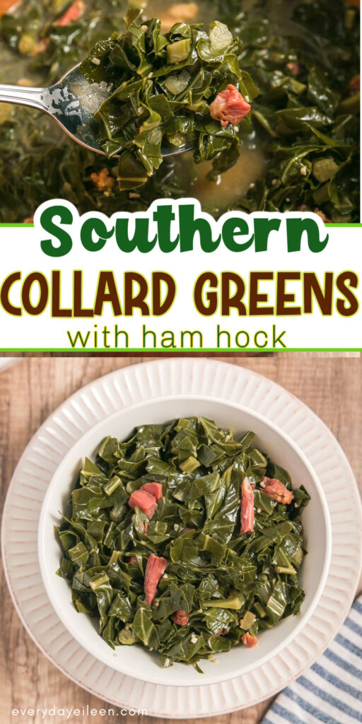 Southern Collard Greens with ham hock Pinterest