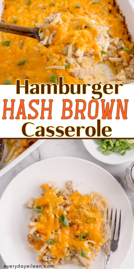 Hamburger hash brown casserole pinterest pin
