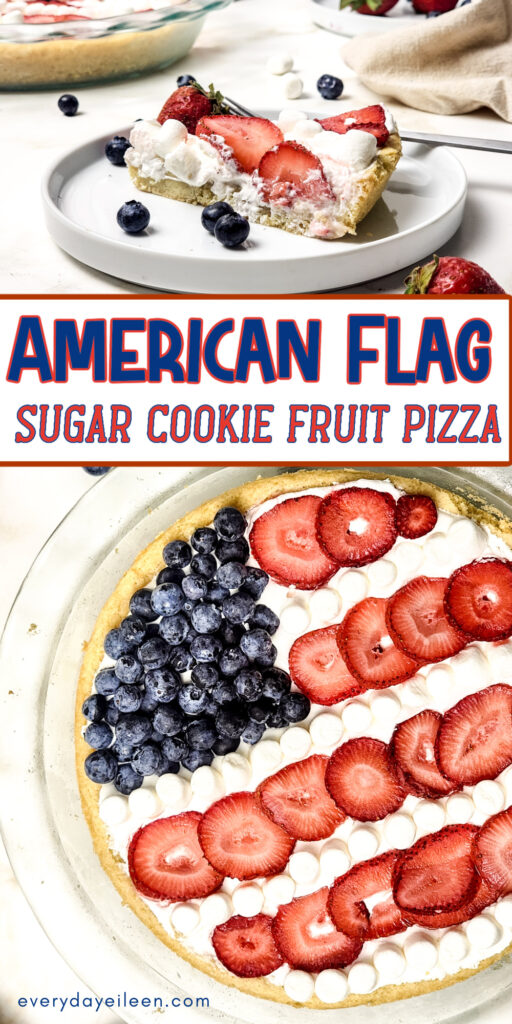 American Flag Fruit Pizza Pinterest pin
