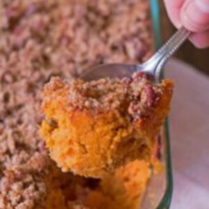sweet potato casserole with brown rice flour