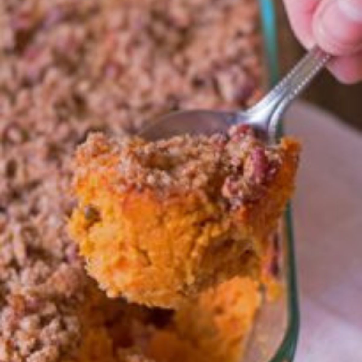 sweet potato casserole with brown rice flour