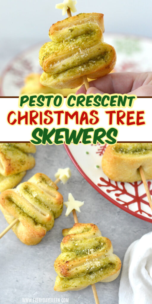 Crescent Christmas Tree Skewers Pinterest Pin