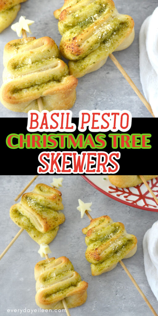 Pesto Crescent Christmas Tree Skewers Pinterest Pin