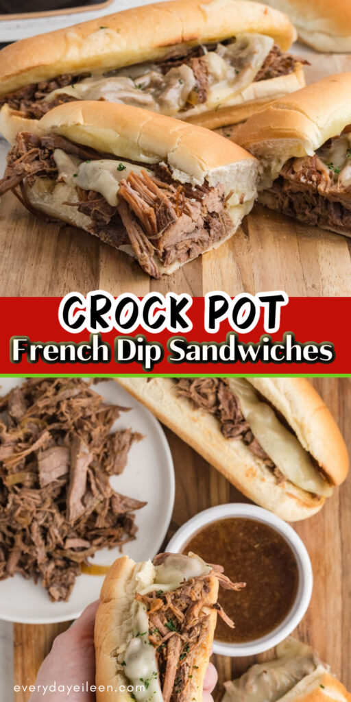 CrockpOt French Dip Sandwich Pinterest Pin