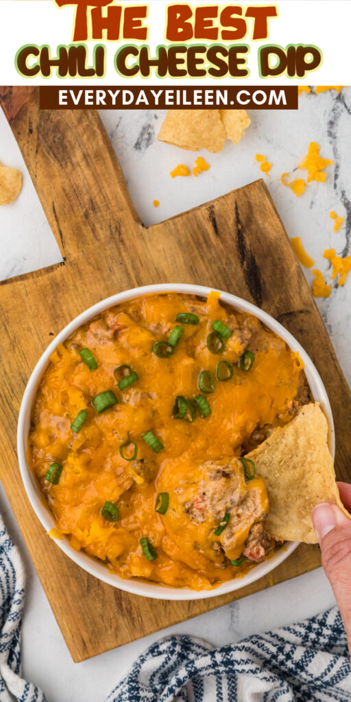 Cheese Chili Dip Pinterest Pin