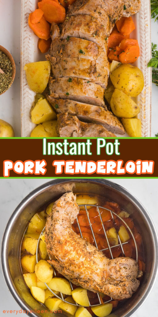 Pressure Cooker Pork Tenderloin Pinterest Pin