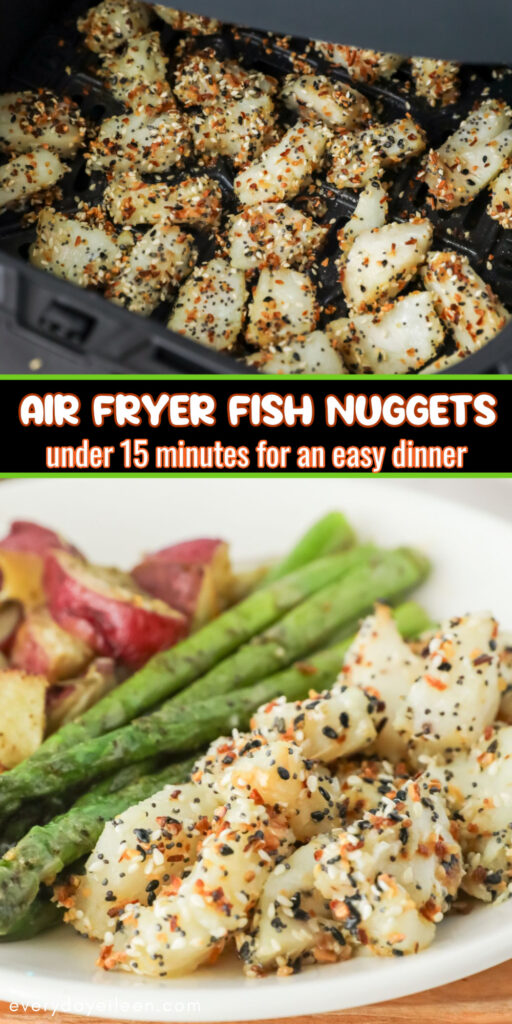 Air Fryer fish Nugget Pinterest Pin.