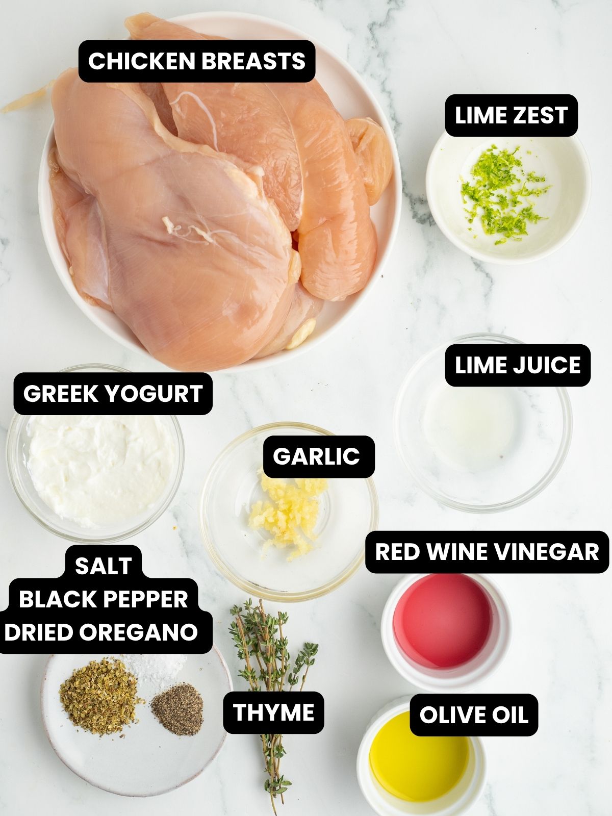 Greek Chicken Gyros with text overlay.