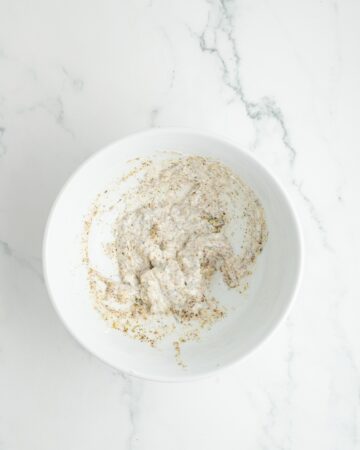 The greek yogurt marinade for greek chicken gyros.