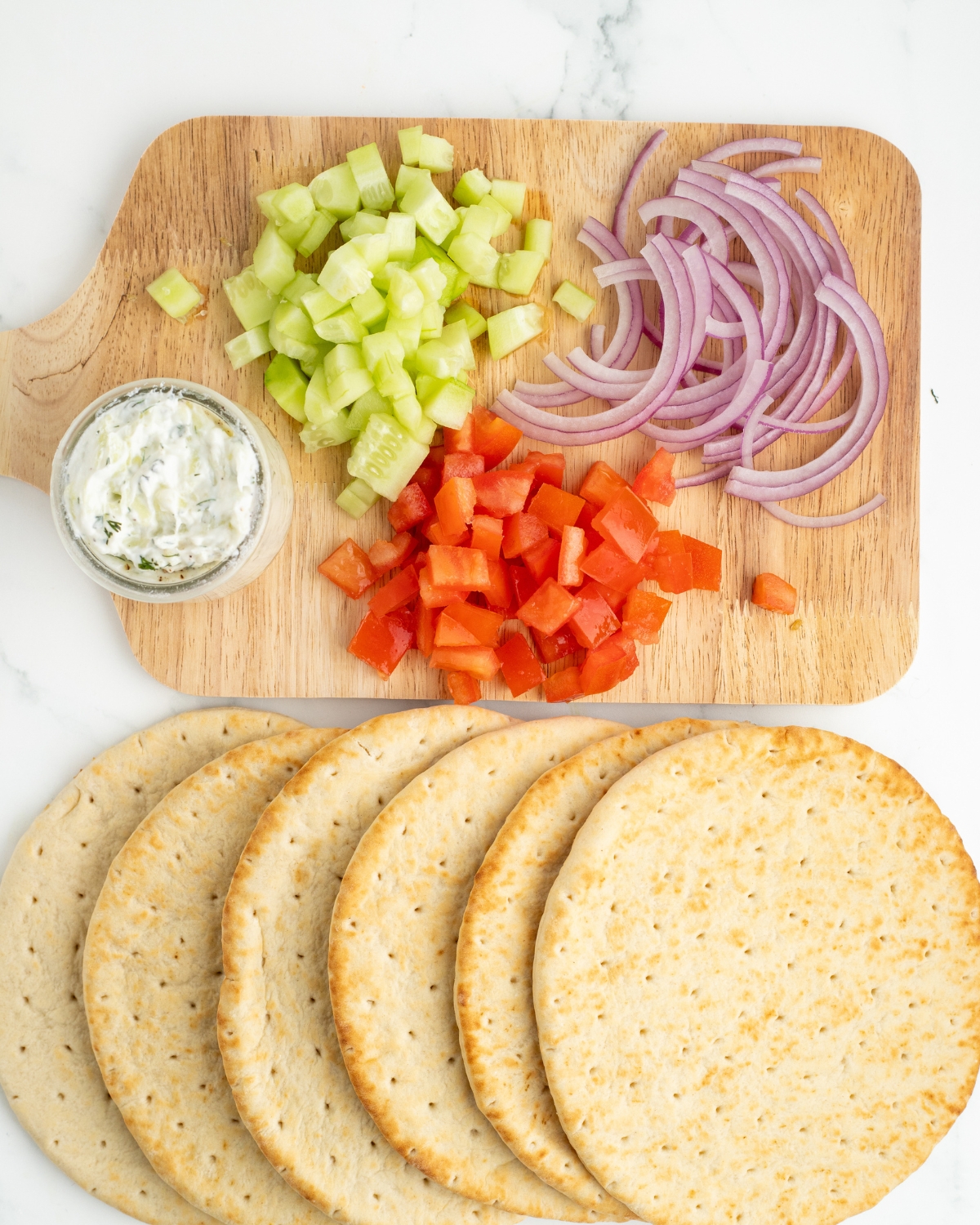 Chicken Gyro Toppings